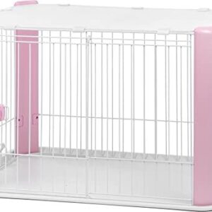 Parc à Chiot d'intérieur avec Base Toit Amovible Iris Ohyama