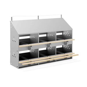 Pondoir à poule pondeuse Acier Galvanisé