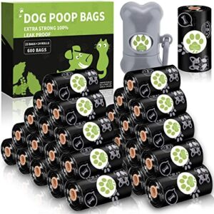 Sac a Crottes Chien 600 Sacs a Caca  - Mélange D'amidon de Déjections canines avec Distributeur