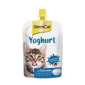 Snack pour chats à teneur réduite en lactose avec du calcium pour des os sains GimCat