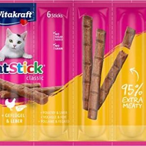Stick Mini Friandise Premium pour Chat Volaille Foie Vitakraft Cat
