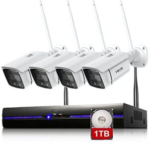 Système Surveillance WiFi Exterieure avec Spotlight REIGY