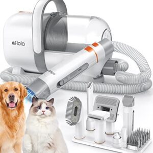 Tondeuse Chien avec Aspirateur Outils de Toilettage Afloia