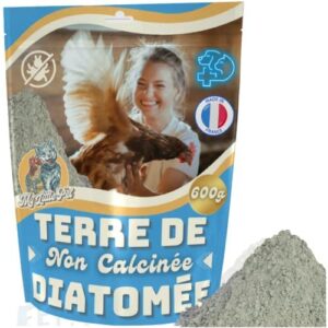 Traitement Poux Rouge Poule Terre de Diatomée Grise Amorphe Non Calcinée