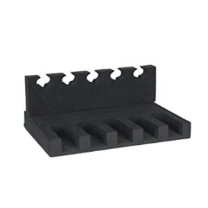BURG-WÄCHTER Support d’armes de poing pour coffre-fort, Râtelier d’armes pour 5 armes de poing, Mousse ferme, KWH 5, Noir