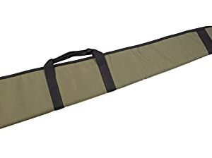 Januel - Etui pour Fusil Rivas - Fourreau pour Fusil de Chasse - avec Bretelle - Tissu Polyester - Longueur 130cm - Rembourrage 10mm - Vert Taille Unique