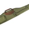 Januel – Etui pour Carabine Combe – Fourreau pour Carabine de Chasse – avec Bretelle – Tissu Polyester – Cuir Pleine Fleur – Longueur 120cm – Rembourrage 15mm – Mousse Haute Densité – Anti Choc – Vert