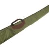 Januel – Etui pour Fusil Combe – Fourreau pour Fusil de Chasse – avec Bretelle – Tissu Polyester – Cuir Pleine Fleur – Longueur 130cm – Rembourrage 15mm – Mousse Haute Densité – Mousse Anti Choc -Vert