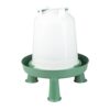 duvoplus, Abreuvoir ECO vis avec poignée & Pieds 3L Vert, Oiseaux, Vert, Poulet