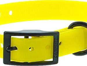 Collier Xtreme Polyuréthane - Boucle Double - 16 Coloris (1.9 x 0.25 x 45 cm, Jaune)