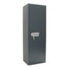 Profirst Armoire à fusils Zero 8 EN0 – Serrure à double panneton – 2 clés – Étagère réglable – Espace pour 8 armes longues – Support pour bâtons de nettoyage – Matériel de fixation