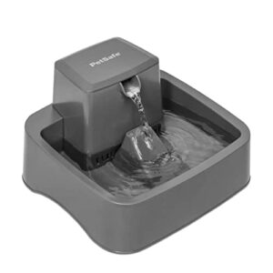 PetSafe Fontaine à Eau Drinkwell pour Animaux - Idéale pour Chat/Petits Chien 1,8 L – Différents Flux - Filtres Anti-odeurs et Mauvais goût – Facile à Nettoyer - sans BPA