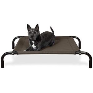 Furhaven pour Animal Domestique 501851 Espresso surélevée renforcé Lit pour Chien, XS