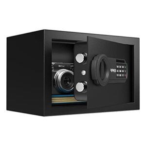RPNB Coffre-fort de Deluxe et de serrure, Coffre-fort, Coffre-fort à clavier digital, Bonne conservation pour la maison, l’hôtel et le bureau, le commerce, les bijoux, les pistolets, l’espèce. 8.5L