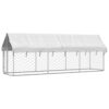 Bussandri Exclusive – chenil extérieur pour chien avec toit 400x100x150 cm