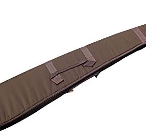 Januel - Etui pour Fusil Cherier - Fourreau pour Fusil de Chasse - avec Bretelle - Tissu Polyester - Longueur 140cm - Rembourrage 15mm - Marron M