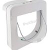 PetSafe Chatière à Puce électronique Petporte, accès Automatique avec reconnaissance de Puce, clé de Porte Incluse, pour Chats jusqu’à 7 kg, Blanc, 100 ML