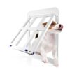 PETCUTE Portes pour Chiens,Chatiere pour Chat, Porte pour Animaux de Compagnie Magnétique,Facile da Installare Verrouillable Porte Moustiquaire pour Chien pour Moyen/Grand Chien (34 x 44 cm)
