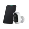 Reolink Caméra Extérieure sans Fil Batterie, Argus 2E+Panneau Solaire, Caméra Surveillance WiFi Extérieure sans Fil Solaire avec 1080P Vision Nocturne, Audio Bidirectionnel, Détection Mouvement PIR