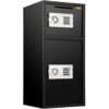BuoQua Coffre-fort numérique Serrure électronique Coffre-fort sicureza à combinaison numérique ignifuge et étanche Format XL, double portes