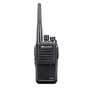 Midland G15 Pro IP67 Radio Émetteur-Récepteur Talkie Walkie 32 Canaux PMR446-1 Émetteur, Batteries Rechargeables Li-ION 1600 mAh, Chargeur et Adaptateur Mural