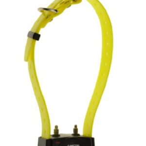 NUM'AXES Collier Seul CANICOM avec Sangle Jaune Fluo