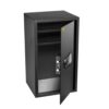 HomeSafe HV70E Coffre-fort avec serrure électronique, 70x40x36cm (HxWxD), Satin Noir