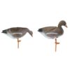 T TOOYFUL Lot de 2 Leurre en Forme d’oie avec Support pour Chasse, Décoration pour Jardin Maison