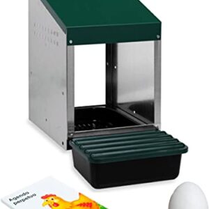 FINCA CASAREJO Pondoir ECO pour Poules + 1 Œuf Factice et Un Bloc-Notes Offerts - Nid pour Poules