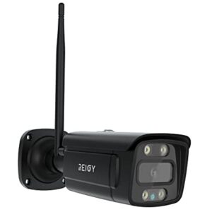 REIGY 3MP Caméra de Surveillance Vidéo Externe NVR Kit avec Spotlight Audio Bidirectionnel