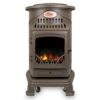 Chauffage d’appoint gaz Provence 3,4 kW poêle à gaz Marron Miel Effet poêle à bois