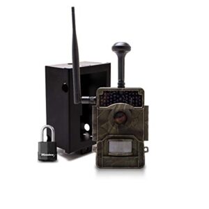 Caméra de Chasse HD 1080P IR Invisible GPS GSM 4G Alerte Push Envoi Photo et vidéo sur Application iOS et Android Serveur Cloud e-Mail et FTP avec Box antivandale