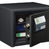 BURG-WÄCHTER Coffre-fort pour mobilier, Serrure à code électronique, Combi-Line, Sécurité S2, Protection incendie LFS 30 P, Contrôlé VdS, 27 l, 55 kg, CL 420 E, Noir