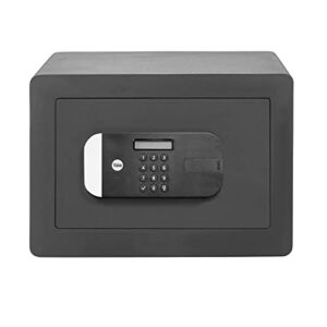 Yale YSFM/250/EG1 Coffre-Fort Biométrique de Haute Sécurité (Certifié SKG), Combinaison et Empreinte Digitale, A Poser et Sceller | Format 25 x 35 x 30 cm (18,6L), Anthracite