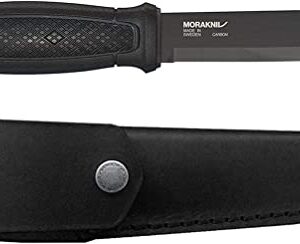 Morakniv Garberg Carbon Leather Sheath Couteau Mixte, Noir