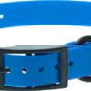 CANIHUNT Collier Xtreme Polyuréthane – Boucle Double – 16 Coloris (2.5 x 0.25 x 65 cm, Bleu)