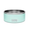 YETI Boomer 8 Gamelle antidérapante en acier inoxydable pour chien Écume de mer Capacité 1,8 l