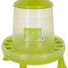 Kerbl Mangeoire sur pieds pour poules et volailles – 9,6 l/8 kg