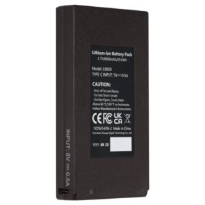 GardePro L800D Batterie au Lithium Rechargeable 8000mAh pour GardePro E6P, E6PMB, E8P, E8PMB, E8PWF, X20PLMB, X50PLMB Caméra de Chasse, Port de Charge Type-C