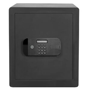 Yale YSEB/400/EB1 Coffre-Fort de Sécurité à Serrure Electronique 100 000 Combinaisons, A Poser et sceller | Format 40 x 35 x 34 cm (38,5L), Noir