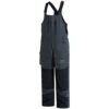 BASSDASH Splice Salopettes de pêche imperméables et isolantes pour homme – Pantalon de neige respirant – Gris foncé/noir