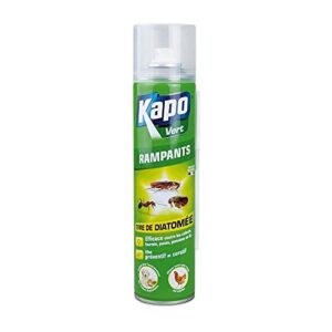 KAPO Aerosol Terre de Diatomee M16 - 400ML - Idéale pour Éliminer les Insectes Rampants - Effect Préventif et Curatif