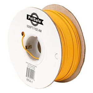 PetSafe câble périphérique, 152,4 m Bobine de Fil de cuivre de Solid Core Calibre, clôture Anti-Fugue Wire, Les Couleurs Peuvent Varier