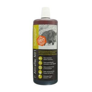 AttraTec No 1 Suhlengold Version 2017, attractif pour gibier noir, cerf rouge, sanglier, appât bioactif à base de goudron de hêtre et d'attractifs végétaux, contenu : 1 kg