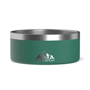 Hydrapeak Gamelle pour chien en acier inoxydable antidérapant pour eau ou nourriture (4 tasses, forêt)