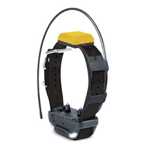 Dogtra Pathfinder 2 Collier Supplémentaire de Repérage GPS et de Dressage Rechargeable Noir, Lumière LED, Étanche IPX9K, 100 Niveaux de Stimulation, Vibration et bip sonore, Portée 10 km