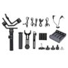 Stabilisateur 3 axes Zoom de mise au point Stabilisateur portable AK4500 Alliage Zoom 3 axes Zoom stabilisateur de cardan portable pour appareils photo reflex numériques(De base)