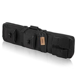 Lixada Housse De Transport 36" Fusil de Chasse Sac Tactical Bandoulière Rembourrée Amovible pour Arme Longue Protection de Réplique Airsoft