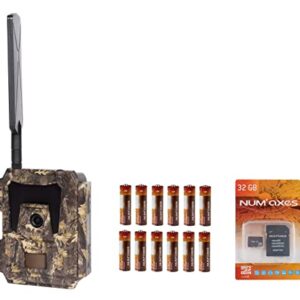 Pack Tout Inclus: PIÈGE Photographique PIE1046 NUM'AXES + Piles + Carte MÉMOIRE