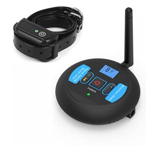 Wodondog Clôture Électronique sans Fil, Cloture Electrique pour Chiens Collier Anti Fugue Etanche Rechargeable